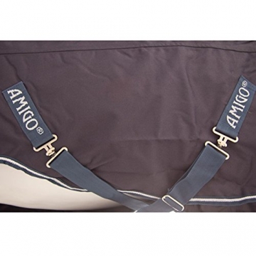 Horseware Amigo Bravo 12 Turnout lite 0g PONY - navy/navy & white, Groesse:90 - 