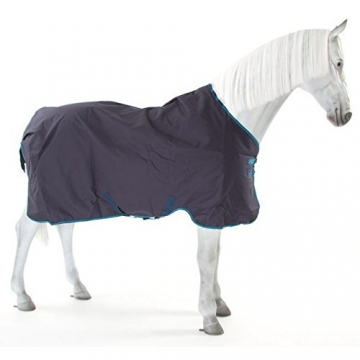 Horseware Amigo Bravo 12 - Winterdecke oder Regendecke 145cm 100g Füllung navy/navy & electric blue - 