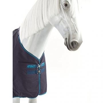 Horseware Amigo Bravo 12 - Winterdecke oder Regendecke 145cm 100g Füllung navy/navy & electric blue - 