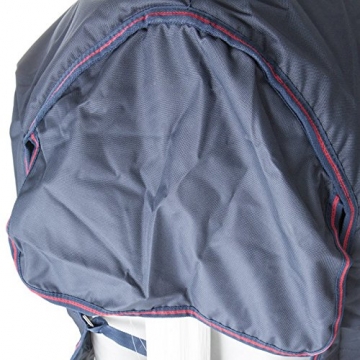 Horseware Amigo Bravo 12 XL Turnout Heavy 400g - Navy with Navy & Red, Groesse:160 - 