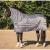 Horseware Amigo XL Insulator Plus Medium Stable Rug 165cm Light Grey/Baby Blue & Gunmetal - 