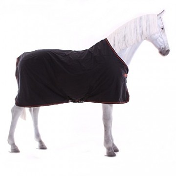 Horseware Rambo Ionic Fleece Abschwitzdecke Black/Orange wählbare Größe (155) - 