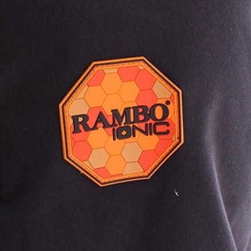 Horseware Rambo Ionic Fleece Abschwitzdecke Black/Orange wählbare Größe (155) - 