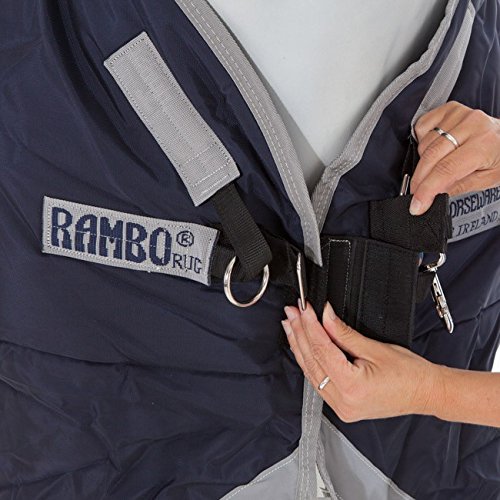 Horseware Rambo Original 200 g mit Beinausschnitt navy/silver 130 - 