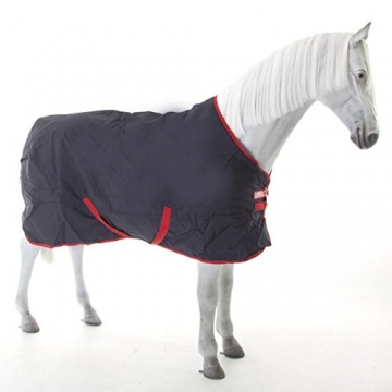 Horseware Rambo Original - Winterdecke oder Regendecke 140cm 200g Füllung navy/red - 