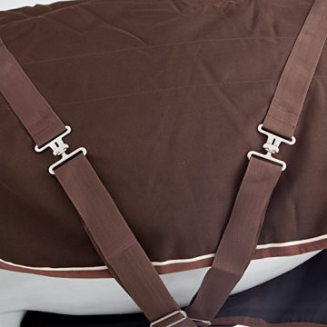 Horseware Rambo Stable Sheet 1000 D - brown / Stalldecke 0g, Groesse:155 - 