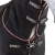 Horseware Rambo Supreme Turnout heavy 420g incl. abnehmbarem Halsteil / Black & Orange (Auslaufmodell), Groesse:155 - 