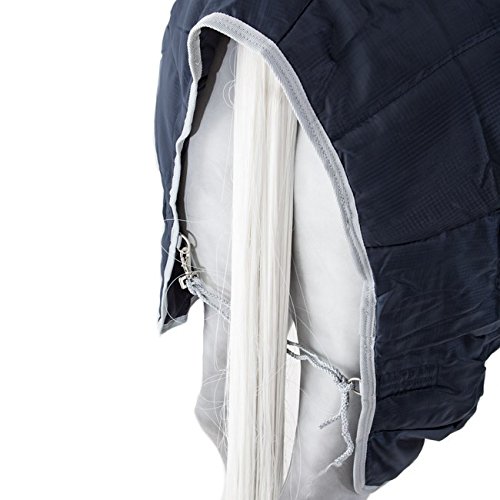 Horseware Stalldecke Amigo Insulator medium with Hood 200g- navy/silver, Groesse:145 - 