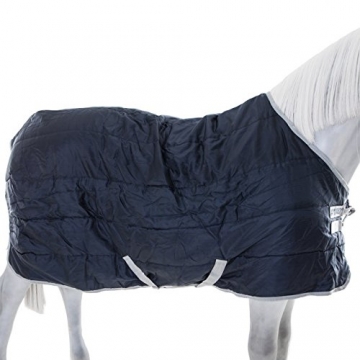 Horseware Stalldecke Amigo Insulator medium with Hood 200g- navy/silver, Groesse:145 - 